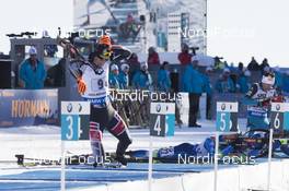 18.03.2018, Oslo, Norway (NOR): Julian Eberhard (AUT) - IBU world cup biathlon, relay men, Oslo (NOR). www.nordicfocus.com. © Manzoni/NordicFocus. Every downloaded picture is fee-liable.
