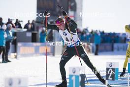 18.03.2018, Oslo, Norway (NOR): Roman Rees (GER) - IBU world cup biathlon, relay men, Oslo (NOR). www.nordicfocus.com. © Manzoni/NordicFocus. Every downloaded picture is fee-liable.