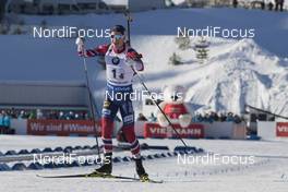 18.03.2018, Oslo, Norway (NOR): Johannes Thingnes Boe (NOR) - IBU world cup biathlon, relay men, Oslo (NOR). www.nordicfocus.com. © Manzoni/NordicFocus. Every downloaded picture is fee-liable.