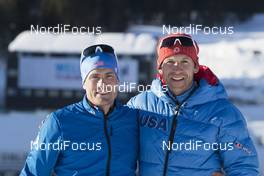 18.03.2018, Oslo, Norway (NOR): Tim Burke (USA), Lowell Bailey (USA), (l-r) - IBU world cup biathlon, relay men, Oslo (NOR). www.nordicfocus.com. © Manzoni/NordicFocus. Every downloaded picture is fee-liable.