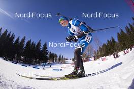 18.03.2018, Oslo, Norway (NOR): Rene Zahkna (EST) - IBU world cup biathlon, relay men, Oslo (NOR). www.nordicfocus.com. © Manzoni/NordicFocus. Every downloaded picture is fee-liable.