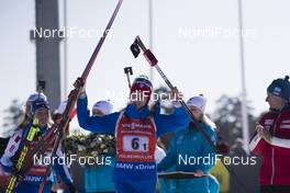 17.03.2018, Oslo, Norway (NOR): Lisa Vittozzi (ITA) - IBU world cup biathlon, relay women, Oslo (NOR). www.nordicfocus.com. © Manzoni/NordicFocus. Every downloaded picture is fee-liable.