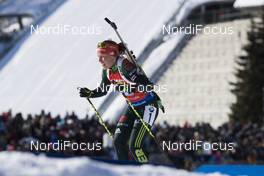 17.03.2018, Oslo, Norway (NOR): Laura Dahlmeier (GER) - IBU world cup biathlon, relay women, Oslo (NOR). www.nordicfocus.com. © Manzoni/NordicFocus. Every downloaded picture is fee-liable.