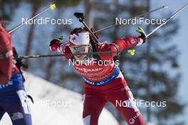 17.03.2018, Oslo, Norway (NOR): Julia Ransom (CAN) - IBU world cup biathlon, relay women, Oslo (NOR). www.nordicfocus.com. © Manzoni/NordicFocus. Every downloaded picture is fee-liable.
