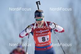 17.03.2018, Oslo, Norway (NOR): Synnoeve Solemdal (NOR) - IBU world cup biathlon, relay women, Oslo (NOR). www.nordicfocus.com. © Manzoni/NordicFocus. Every downloaded picture is fee-liable.