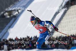 17.03.2018, Oslo, Norway (NOR): Federica Sanfilippo (ITA) - IBU world cup biathlon, relay women, Oslo (NOR). www.nordicfocus.com. © Manzoni/NordicFocus. Every downloaded picture is fee-liable.