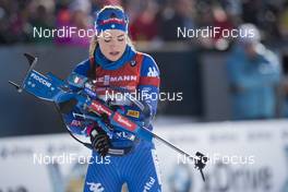 17.03.2018, Oslo, Norway (NOR): Dorothea Wierer (ITA) - IBU world cup biathlon, relay women, Oslo (NOR). www.nordicfocus.com. © Manzoni/NordicFocus. Every downloaded picture is fee-liable.