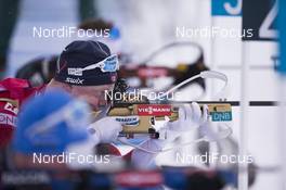15.03.2018, Oslo, Norway (NOR): Johannes Thingnes Boe (NOR) - IBU world cup biathlon, sprint men, Oslo (NOR). www.nordicfocus.com. © Manzoni/NordicFocus. Every downloaded picture is fee-liable.