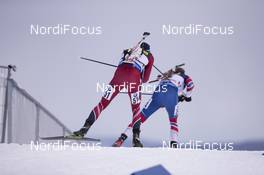 15.03.2018, Oslo, Norway (NOR): Andrejs Rastorgujevs (LAT) - IBU world cup biathlon, sprint men, Oslo (NOR). www.nordicfocus.com. © Manzoni/NordicFocus. Every downloaded picture is fee-liable.