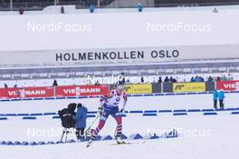 15.03.2018, Oslo, Norway (NOR): Hilde Fenne (NOR) - IBU world cup biathlon, sprint women, Oslo (NOR). www.nordicfocus.com. © Manzoni/NordicFocus. Every downloaded picture is fee-liable.