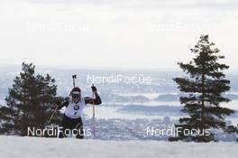 15.03.2018, Oslo, Norway (NOR): Lena Haecki (SUI) - IBU world cup biathlon, sprint women, Oslo (NOR). www.nordicfocus.com. © Manzoni/NordicFocus. Every downloaded picture is fee-liable.