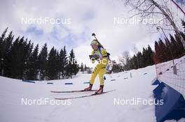 15.03.2018, Oslo, Norway (NOR): Mona Brorsson (SWE) - IBU world cup biathlon, sprint women, Oslo (NOR). www.nordicfocus.com. © Manzoni/NordicFocus. Every downloaded picture is fee-liable.