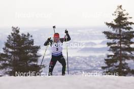 15.03.2018, Oslo, Norway (NOR): Laura Dahlmeier (GER) - IBU world cup biathlon, sprint women, Oslo (NOR). www.nordicfocus.com. © Manzoni/NordicFocus. Every downloaded picture is fee-liable.