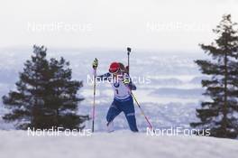 15.03.2018, Oslo, Norway (NOR): Eva Puskarcikova (CZE) - IBU world cup biathlon, sprint women, Oslo (NOR). www.nordicfocus.com. © Manzoni/NordicFocus. Every downloaded picture is fee-liable.