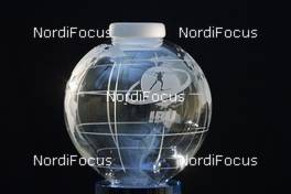22.03.2018, Tyumen, Russia (RUS): Globe for the winner of Total Score women - IBU world cup biathlon, cups, Tyumen (RUS). www.nordicfocus.com. © Manzoni/NordicFocus. Every downloaded picture is fee-liable.