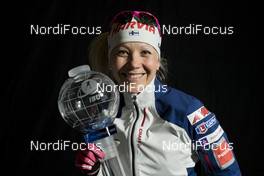 25.03.2018, Tyumen, Russia (RUS): Kaisa Makarainen (FIN) - IBU world cup biathlon, cups, Tyumen (RUS). www.nordicfocus.com. © Manzoni/NordicFocus. Every downloaded picture is fee-liable.