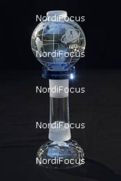 22.03.2018, Tyumen, Russia (RUS): Globe for the winner of Nations Cup women - IBU world cup biathlon, cups, Tyumen (RUS). www.nordicfocus.com. © Manzoni/NordicFocus. Every downloaded picture is fee-liable.