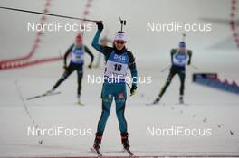 25.03.2018, Tyumen, Russia (RUS): Anais Chevalier (FRA) - IBU world cup biathlon, mass women, Tyumen (RUS). www.nordicfocus.com. © Tumashov/NordicFocus. Every downloaded picture is fee-liable.