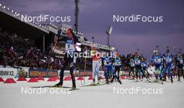 25.03.2018, Tyumen, Russia (RUS): Event Feature: start - IBU world cup biathlon, mass women, Tyumen (RUS). www.nordicfocus.com. © Tumashov/NordicFocus. Every downloaded picture is fee-liable.