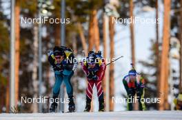24.03.2018, Tyumen, Russia (RUS): Andrejs Rastorgujevs (LAT), Simon Desthieux (FRA) - IBU world cup biathlon, pursuit men, Tyumen (RUS). www.nordicfocus.com. © Tumashov/NordicFocus. Every downloaded picture is fee-liable.