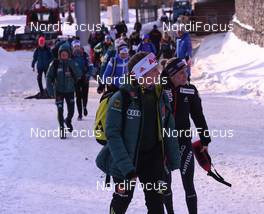 24.03.2018, Tyumen, Russia (RUS): Nadine Horchler (GER), Elisa Gasparin (SUI) - IBU world cup biathlon, pursuit women, Tyumen (RUS). www.nordicfocus.com. © Tumashov/NordicFocus. Every downloaded picture is fee-liable.
