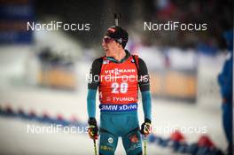 22.03.2018, Tyumen, Russia (RUS): Quentin Fillon Maillet (FRA) - IBU world cup biathlon, sprint men, Tyumen (RUS). www.nordicfocus.com. © Tumashov/NordicFocus. Every downloaded picture is fee-liable.