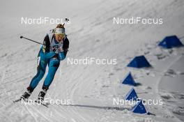 23.03.2018, Tyumen, Russia (RUS): Anais Bescond (FRA) - IBU world cup biathlon, sprint women, Tyumen (RUS). www.nordicfocus.com. © Tumashov/NordicFocus. Every downloaded picture is fee-liable.
