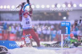 23.03.2018, Tyumen, Russia (RUS): Event Feature: mascot - IBU world cup biathlon, sprint women, Tyumen (RUS). www.nordicfocus.com. © Tumashov/NordicFocus. Every downloaded picture is fee-liable.