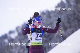 24.01.2018, Ridnaun, Italy (ITA): Victoria Slivko (RUS) - IBU Open European championships biathlon, individual women, Ridnaun (ITA). www.nordicfocus.com. © Manzoni/NordicFocus. Every downloaded picture is fee-liable.