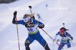24.01.2018, Ridnaun, Italy (ITA): Grete Gaim (EST) - IBU Open European championships biathlon, individual women, Ridnaun (ITA). www.nordicfocus.com. © Manzoni/NordicFocus. Every downloaded picture is fee-liable.