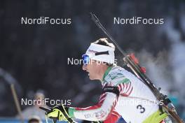 27.01.2018, Ridnaun, Italy (ITA): Krasimir Anev (BUL) - IBU Open European championships biathlon, pursuit men, Ridnaun (ITA). www.nordicfocus.com. © Manzoni/NordicFocus. Every downloaded picture is fee-liable.