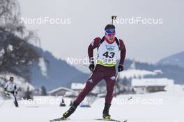 26.01.2018, Ridnaun, Italy (ITA): Eduard Latypov (RUS) - IBU Open European championships biathlon, sprint men, Ridnaun (ITA). www.nordicfocus.com. © Manzoni/NordicFocus. Every downloaded picture is fee-liable.