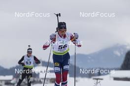 26.01.2018, Ridnaun, Italy (ITA): Vegard Gjermundshaug (NOR) - IBU Open European championships biathlon, sprint men, Ridnaun (ITA). www.nordicfocus.com. © Manzoni/NordicFocus. Every downloaded picture is fee-liable.