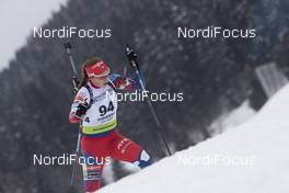 26.01.2018, Ridnaun, Italy (ITA): Ivona Fialkova (SVK) - IBU Open European championships biathlon, sprint women, Ridnaun (ITA). www.nordicfocus.com. © Manzoni/NordicFocus. Every downloaded picture is fee-liable.