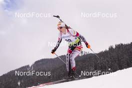 26.01.2018, Ridnaun, Italy (ITA): Fabienne Hartweger (AUT) - IBU Open European championships biathlon, sprint women, Ridnaun (ITA). www.nordicfocus.com. © Manzoni/NordicFocus. Every downloaded picture is fee-liable.