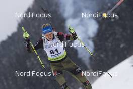 26.01.2018, Ridnaun, Italy (ITA): Anna Weidel (GER) - IBU Open European championships biathlon, sprint women, Ridnaun (ITA). www.nordicfocus.com. © Manzoni/NordicFocus. Every downloaded picture is fee-liable.