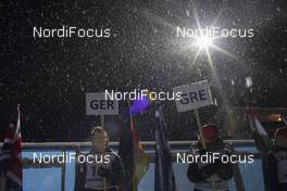 22.01.2018, Ridnaun, Italy (ITA): Event Feature: Impressions from the open ceremony - IBU Open European championships biathlon, opening ceremony, Ridnaun (ITA). www.nordicfocus.com. © Manzoni/NordicFocus. Every downloaded picture is fee-liable.