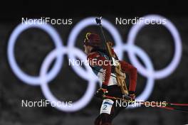 15.02.2018, Pyeongchang, Korea (KOR): Mario Dolder (SUI) - XXIII. Olympic Winter Games Pyeongchang 2018, biathlon, individual men, Pyeongchang (KOR). www.nordicfocus.com. © Thibaut/NordicFocus. Every downloaded picture is fee-liable.