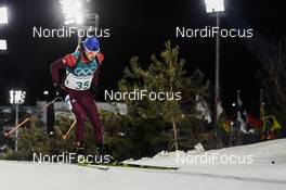 15.02.2018, Pyeongchang, Korea (KOR): Anton Babikov (OAR) - XXIII. Olympic Winter Games Pyeongchang 2018, biathlon, individual men, Pyeongchang (KOR). www.nordicfocus.com. © Thibaut/NordicFocus. Every downloaded picture is fee-liable.