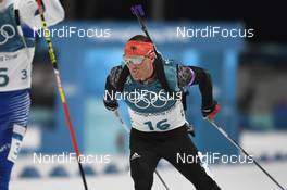 15.02.2018, Pyeongchang, Korea (KOR): Erik Lesser (GER) - XXIII. Olympic Winter Games Pyeongchang 2018, biathlon, individual men, Pyeongchang (KOR). www.nordicfocus.com. © Thibaut/NordicFocus. Every downloaded picture is fee-liable.