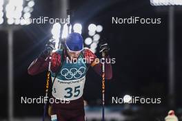 15.02.2018, Pyeongchang, Korea (KOR): Anton Babikov (OAR) - XXIII. Olympic Winter Games Pyeongchang 2018, biathlon, individual men, Pyeongchang (KOR). www.nordicfocus.com. © Thibaut/NordicFocus. Every downloaded picture is fee-liable.
