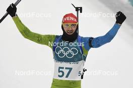 15.02.2018, Pyeongchang, Korea (KOR): Jakov Fak (SLO) - XXIII. Olympic Winter Games Pyeongchang 2018, biathlon, individual men, Pyeongchang (KOR). www.nordicfocus.com. © Thibaut/NordicFocus. Every downloaded picture is fee-liable.