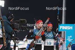18.02.2018, Pyeongchang, Korea (KOR): Simon Schempp (GER), Erik Lesser (GER), (l-r) - XXIII. Olympic Winter Games Pyeongchang 2018, biathlon, mass men, Pyeongchang (KOR). www.nordicfocus.com. © Manzoni/NordicFocus. Every downloaded picture is fee-liable.