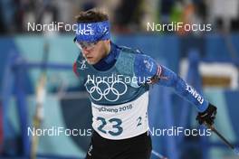 18.02.2018, Pyeongchang, Korea (KOR): Antonin Guigonnat (FRA) - XXIII. Olympic Winter Games Pyeongchang 2018, biathlon, mass men, Pyeongchang (KOR). www.nordicfocus.com. © Thibaut/NordicFocus. Every downloaded picture is fee-liable.