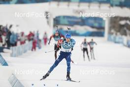 18.02.2018, Pyeongchang, Korea (KOR): Simon Desthieux (FRA) - XXIII. Olympic Winter Games Pyeongchang 2018, biathlon, mass men, Pyeongchang (KOR). www.nordicfocus.com. © Manzoni/NordicFocus. Every downloaded picture is fee-liable.