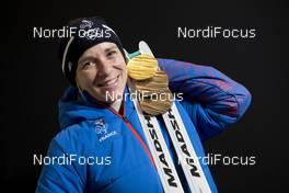 24.02.2018, Pyeongchang, Korea (KOR): Anais Bescond (FRA) - XXIII. Olympic Winter Games Pyeongchang 2018, biathlon, medals, Pyeongchang (KOR). www.nordicfocus.com. © Manzoni/NordicFocus. Every downloaded picture is fee-liable.