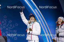 13.02.2018, Pyeongchang, Korea (KOR): Anais Bescond (FRA) - XXIII. Olympic Winter Games Pyeongchang 2018, biathlon, medals, Pyeongchang (KOR). www.nordicfocus.com. © Manzoni/NordicFocus. Every downloaded picture is fee-liable.