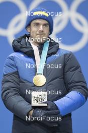 24.02.2018, Pyeongchang, Korea (KOR): Fredrik Lindstroem (SWE) - XXIII. Olympic Winter Games Pyeongchang 2018, biathlon, medals, Pyeongchang (KOR). www.nordicfocus.com. © Manzoni/NordicFocus. Every downloaded picture is fee-liable.
