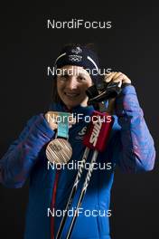 24.02.2018, Pyeongchang, Korea (KOR): Anais Chevalier (FRA) - XXIII. Olympic Winter Games Pyeongchang 2018, biathlon, medals, Pyeongchang (KOR). www.nordicfocus.com. © Manzoni/NordicFocus. Every downloaded picture is fee-liable.