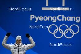 19.02.2018, Pyeongchang, Korea (KOR): Simon Schempp (GER) - XXIII. Olympic Winter Games Pyeongchang 2018, biathlon, medals, Pyeongchang (KOR). www.nordicfocus.com. © Thibaut/NordicFocus. Every downloaded picture is fee-liable.